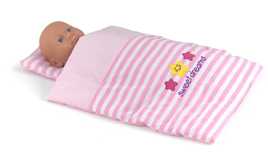 Kołderka i poduszka dla lalki