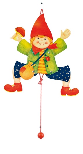 Chłopczyk na sznureczku