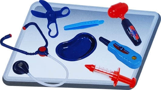 Ambulans z zestawem lekarskim