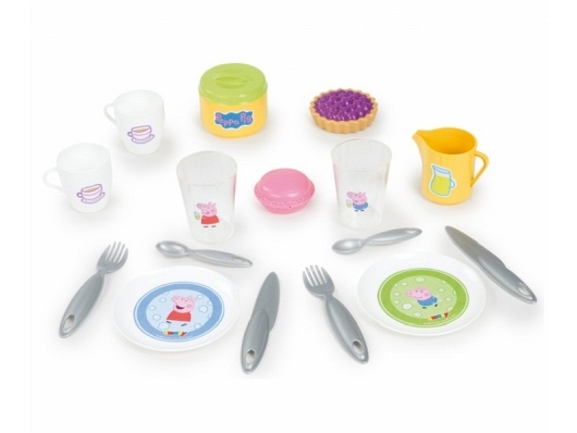 Świnka Peppa - Taca z zastawą