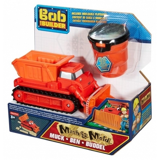 Bob Budowniczy - pojazdy + kinetyczny piasek
