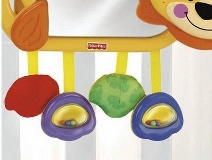 Uśmiechnięty Lew z lusterkiem