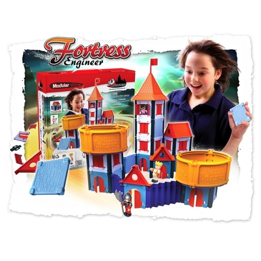 Modular Fortress Engineer 139 el. + 3 figurki