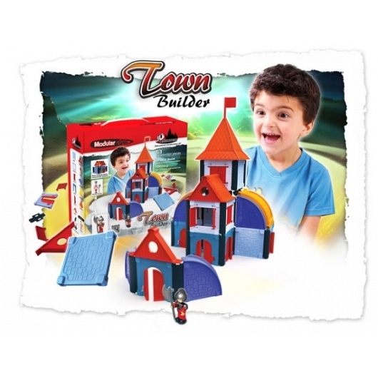 Modular Town Builder 53 el. + 1 figurka
