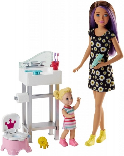 Barbie. Lalka Skipper jako opiekunka