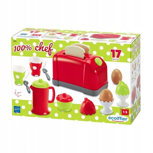 100% Chef - Zestaw śniadaniowy z tosterem