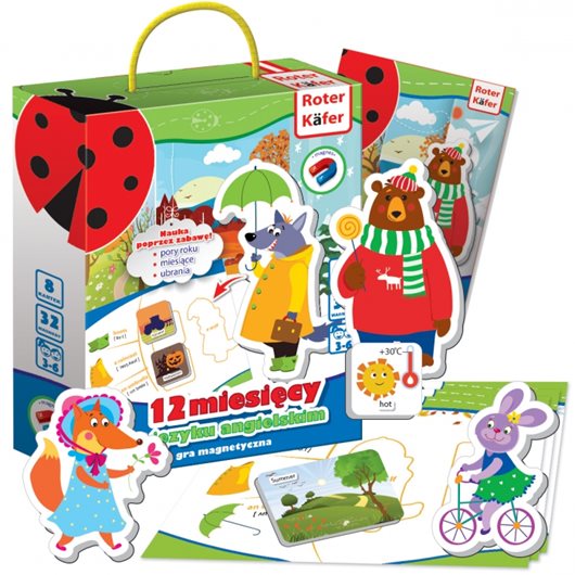 Magnetyczna gra 12 miesięcy