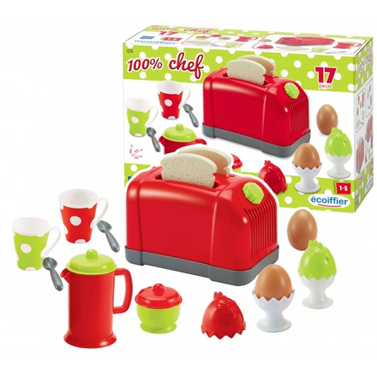 100% Chef - Zestaw śniadaniowy z tosterem