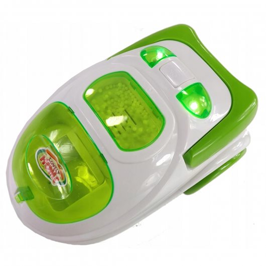 Odkurzacz biało-zielony