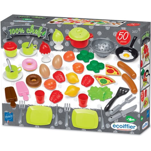 100% Chef - Artykuły spożywcze i akcesoria, 50 el.