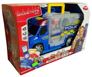 Policja z zestawem akcesoriów