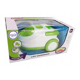 Odkurzacz biało-zielony