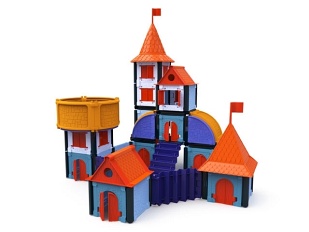 Modular Fortress Engineer 139 el. + 3 figurki