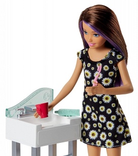 Barbie. Lalka Skipper jako opiekunka