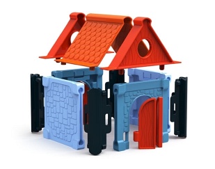 Modular Castle Architect 85 el. + 2 figurki