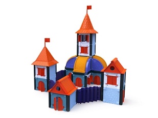 Modular Fortress Engineer 139 el. + 3 figurki